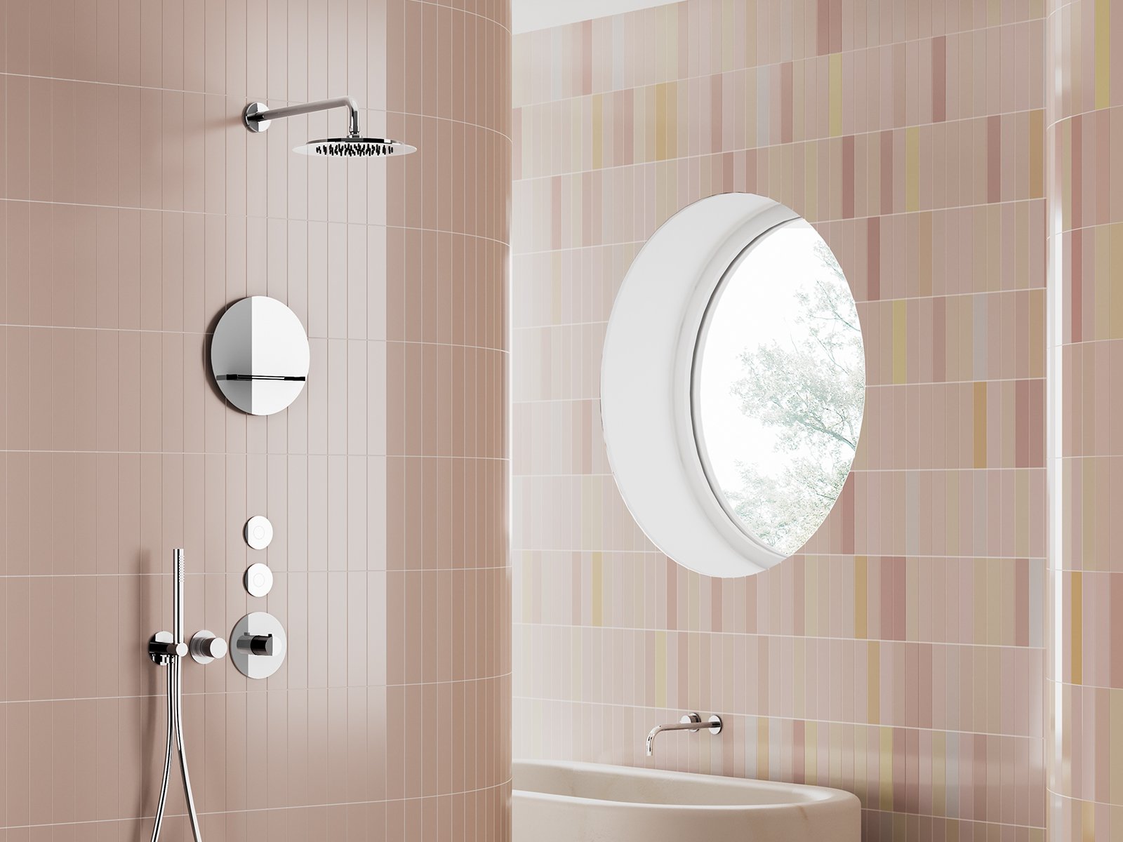 Aquaelite-cersaie-pulsantiere-tonde-cromo